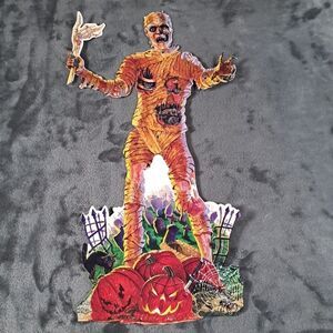 Amscan Ron Lewis Halloween Decoration Mummy JOL Die Cut Jointed Vtg Articulated